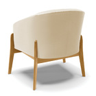 Cadeira Sala De Jantar Base De Madeira Stella Sintético D03 -