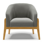 Cadeira Sala De Jantar Base De Madeira Stella Suede D03 - D'r