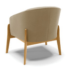 Cadeira Sala De Jantar Base De Madeira Stella Suede D03 - D'r