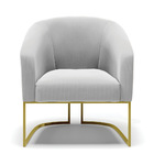 Cadeira Sala De Jantar Base Industrial Dourado Kit 2 Stella S