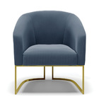 Cadeira Sala De Jantar Base Industrial Dourado Kit 2 Stella S