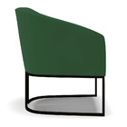 Cadeira Sala De Jantar Base Industrial Preto Kit 2 Stella Vel