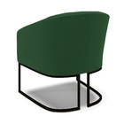 Cadeira Sala De Jantar Base Industrial Preto Kit 2 Stella Vel