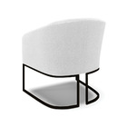 Cadeira Sala De Jantar Base Industrial Preto Stella Bouclê D0