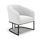 Cadeira Sala De Jantar Base Industrial Preto Stella Bouclê D0