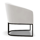 Cadeira Sala De Jantar Base Industrial Preto Stella Veludo D0