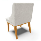 Cadeira Sala De Jantar Base Madeira Castanho Kit 2 Liz Bouclê