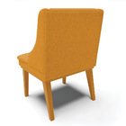 Cadeira Sala De Jantar Base Madeira Castanho Kit 4 Liz Bouclê