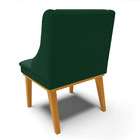 Cadeira Sala De Jantar Base Madeira Castanho Kit 6 Liz Bouclê