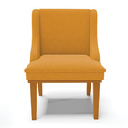 Cadeira Sala De Jantar Base Madeira Castanho Liz Bouclê Mosta