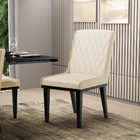 Cadeira Sala De Jantar Base Madeira Preto Kit 10 Sofia Sintét