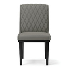 Cadeira Sala De Jantar Base Madeira Preto Kit 10 Sofia Suede