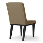 Cadeira Sala De Jantar Base Madeira Preto Kit 10 Sofia Suede