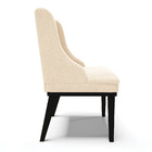 Cadeira Sala De Jantar Base Madeira Preto Kit 2 Liz Bouclê D0