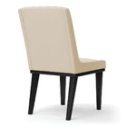 Cadeira Sala De Jantar Base Madeira Preto Kit 2 Sofia Suede D