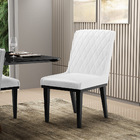 Cadeira Sala De Jantar Base Madeira Preto Kit 4 Sofia Sintéti