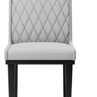 Cadeira Sala De Jantar Base Madeira Preto Kit 4 Sofia Suede A