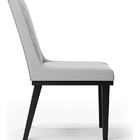 Cadeira Sala De Jantar Base Madeira Preto Kit 4 Sofia Suede A