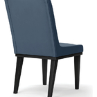 Cadeira Sala De Jantar Base Madeira Preto Kit 4 Sofia Suede A