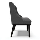 Cadeira Sala De Jantar Base Madeira Preto Kit 6 Liz Bouclê Gr