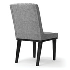 Cadeira Sala De Jantar Base Madeira Preto Kit 6 Sofia Linho D