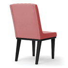 Cadeira Sala De Jantar Base Madeira Preto Kit 6 Sofia Suede R