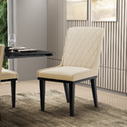 Cadeira Sala De Jantar Base Madeira Preto Kit 8 Sofia Suede -