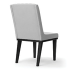 Cadeira Sala De Jantar Base Madeira Preto Kit 8 Sofia Suede C