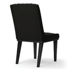 Cadeira Sala De Jantar Base Madeira Preto Kit 8 Sofia Suede P