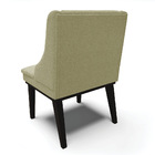 Cadeira Sala De Jantar Base Madeira Preto Liz Bouclê Pistache