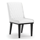 Cadeira Sala De Jantar Base Madeira Preto Sofia Sintético Bra