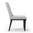 Cadeira Sala De Jantar Base Madeira Preto Sofia Suede D03 - D