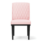 Cadeira Sala De Jantar Base Madeira Preto Sofia Suede D03 - D