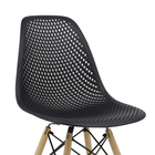 Cadeira Sala De Jantar Carla Preto Base Madeira R02 - D'rossi