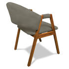 Cadeira Sala De Jantar Em Madeira Kit 4 Yara Suede D03 - D'ro