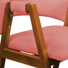 Cadeira Sala De Jantar Em Madeira Yara Suede D03 - D'rossi -