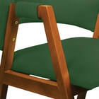 Cadeira Sala De Jantar Em Madeira Yara Suede D03 - D'rossi -