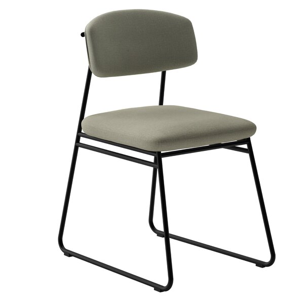 Cadeira Sala De Jantar Encosto E Assentos Estofados Corino Li