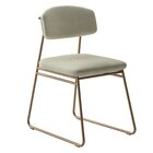 Cadeira Sala De Jantar Encosto E Assentos Estofados Linho Jar