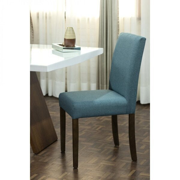 Cadeira Sala De Jantar Fortaleza Agile Móveis Capuccino/verde