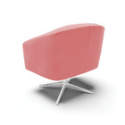 Cadeira Sala De Jantar Giratória Base Cromada Kit 2 Stella Su