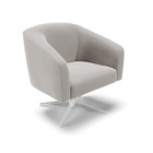 Cadeira Sala De Jantar Giratória Base Cromada Kit 2 Stella Ve