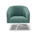 Cadeira Sala De Jantar Giratória Cromada Kit 2 Stella Bouclê