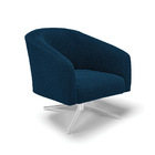 Cadeira Sala De Jantar Giratória Cromada Kit 2 Stella Bouclê