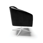 Cadeira Sala De Jantar Giratória Cromada Kit 2 Stella Sintéti