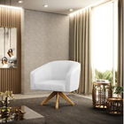 Cadeira Sala De Jantar Giratória Ma30 Kit 2 Stella Sintético