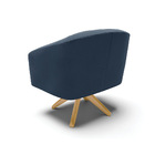 Cadeira Sala De Jantar Giratória Ma30 Kit 2 Stella Suede D03