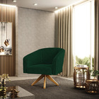 Cadeira Sala De Jantar Giratória Ma30 Stella Bouclê D03 - D'r