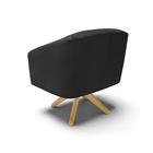 Cadeira Sala De Jantar Giratória Ma30 Stella Sintético D03 -