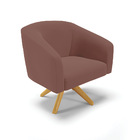 Cadeira Sala De Jantar Giratória Ma30 Stella Veludo D03 - D'r